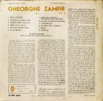 Gheorghe Zamfir – The Wonderful Pan-Pipe Of Gheorghe Zamfir Vol. II LP Plak - Görsel 2
