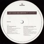 Pet Shop Boys – Left To My Own Devices 12'' Maxi Single Plak - Görsel 4
