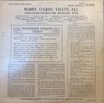 Bobby Darin – That's All LP Plak - Görsel 2
