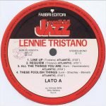 Lennie Tristano – Lennie Tristano LP Plak - Görsel 3