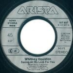 Whitney Houston – Saving All My Love For You 45lik Plak - Görsel 3