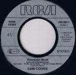 Sam Cooke – Wonderful World 45lik Plak - Görsel 3