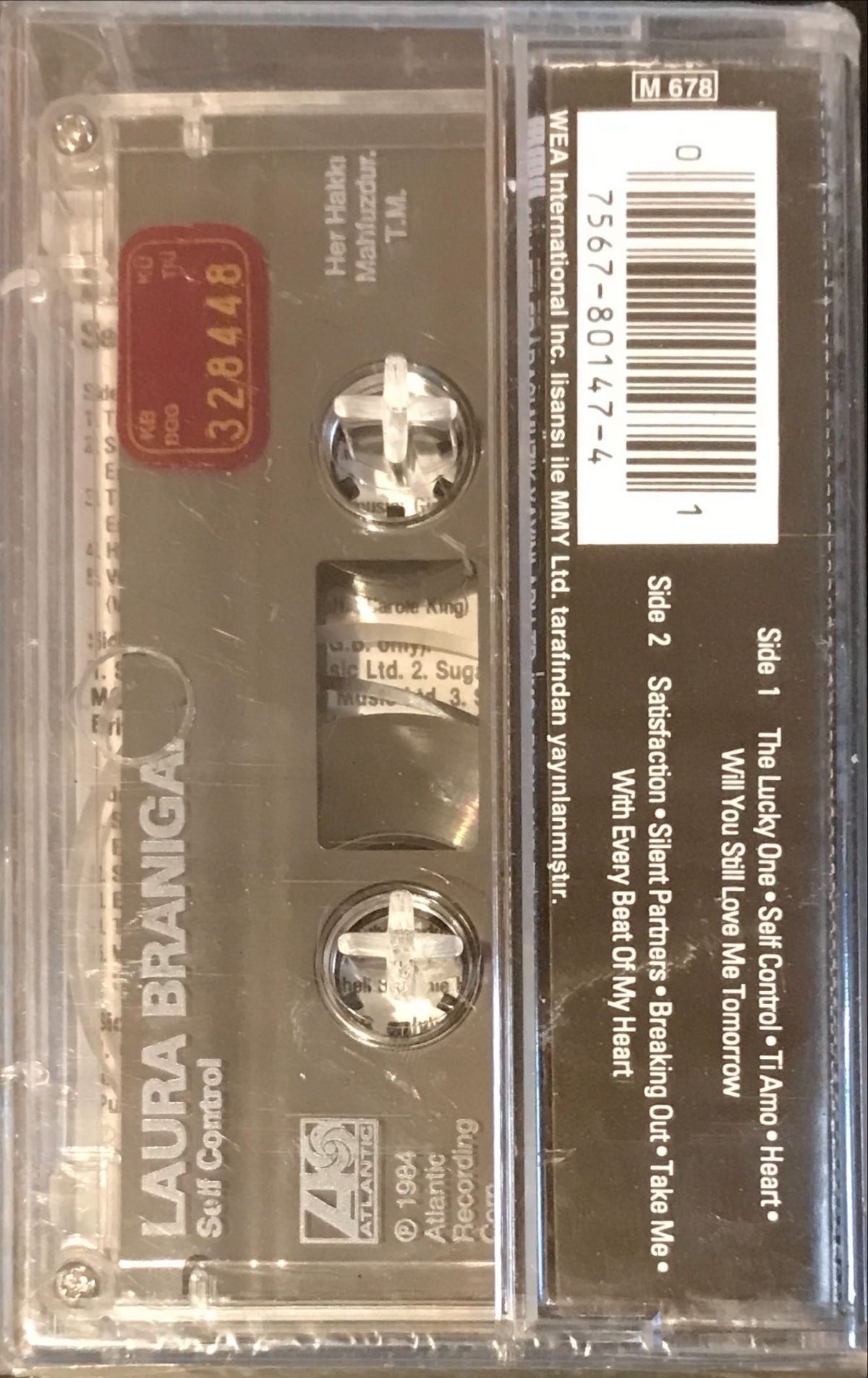 Laura Branigan – Self Control Kaset Sıfır - Görsel 2
