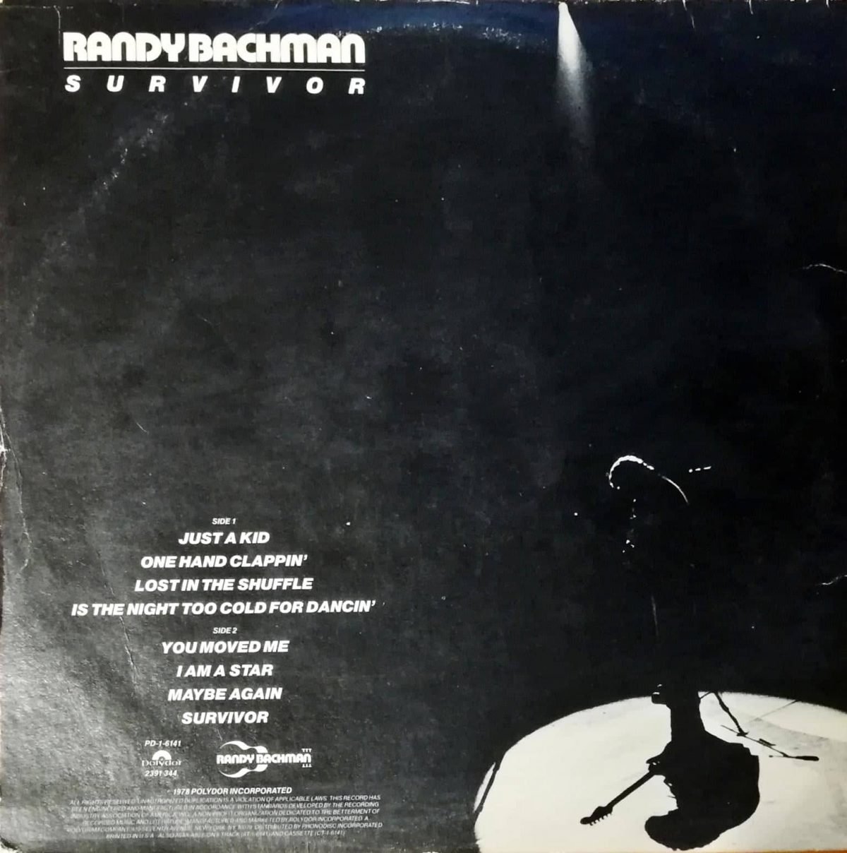 Randy Bachman – Survivor LP Plak - Görsel 3