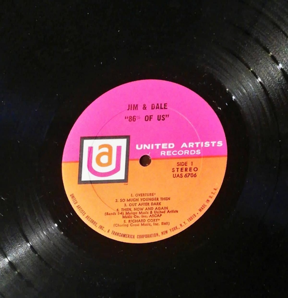 Jim & Dale – 86% Of Us LP Plak - Görsel 2