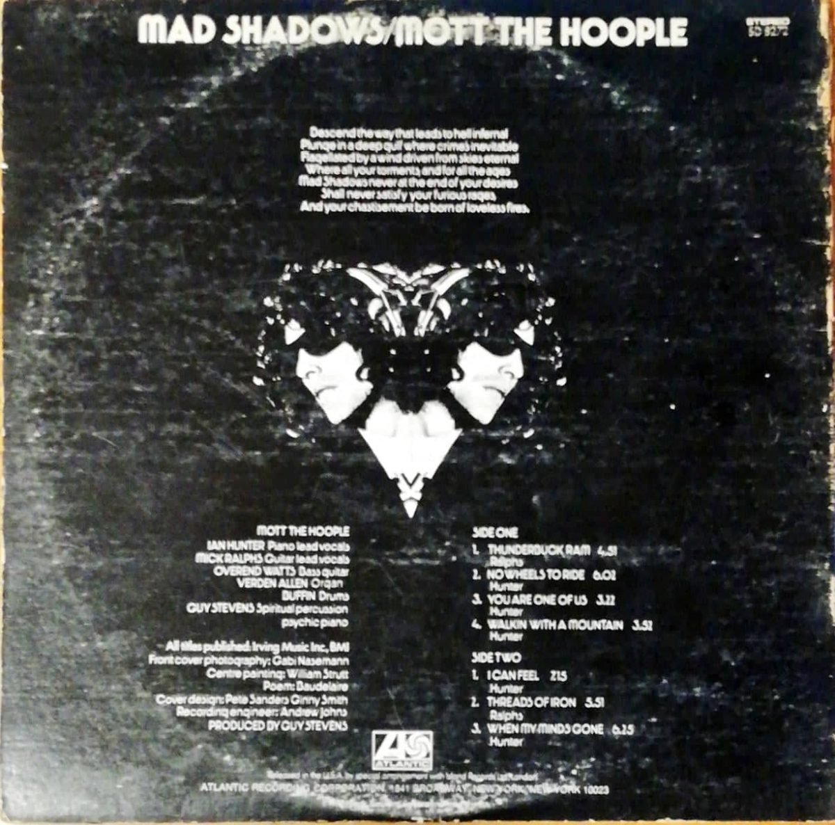 Mott The Hoople – Mad Shadows LP Plak - Görsel 4