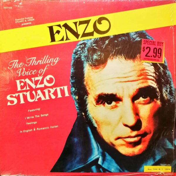 Enzo Stuarti – Bravo Enzo : The Thrilling Voice Of Enzo Stuarti LP Plak