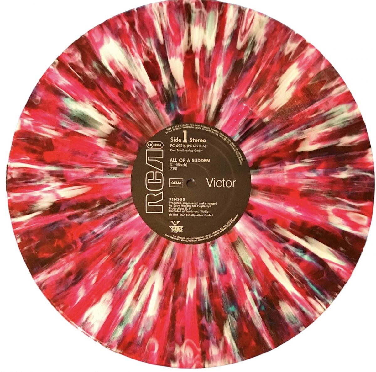 Sensus – All Of A Sudden 12'' Maxi Single Renkli Plak - Görsel 2