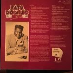 Fats Domino – 20 Greatest Hits LP Plak - Görsel 2