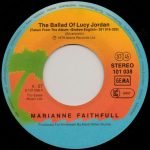 Marianne Faithfull – The Ballad Of Lucy Jordan 45lik Plak - Görsel 3