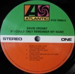 David Crosby – If I Could Only Remember My Name LP Plak - Görsel 3