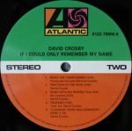 David Crosby – If I Could Only Remember My Name LP Plak - Görsel 4