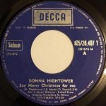 Donna Hightower – Say Merry Christmas For Me 45lik Plak - Görsel 2