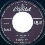 The Beach Boys – Sloop John B / You're So Good To Me 45lik Plak - Görsel 2