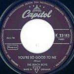 The Beach Boys – Sloop John B / You're So Good To Me 45lik Plak - Görsel 3