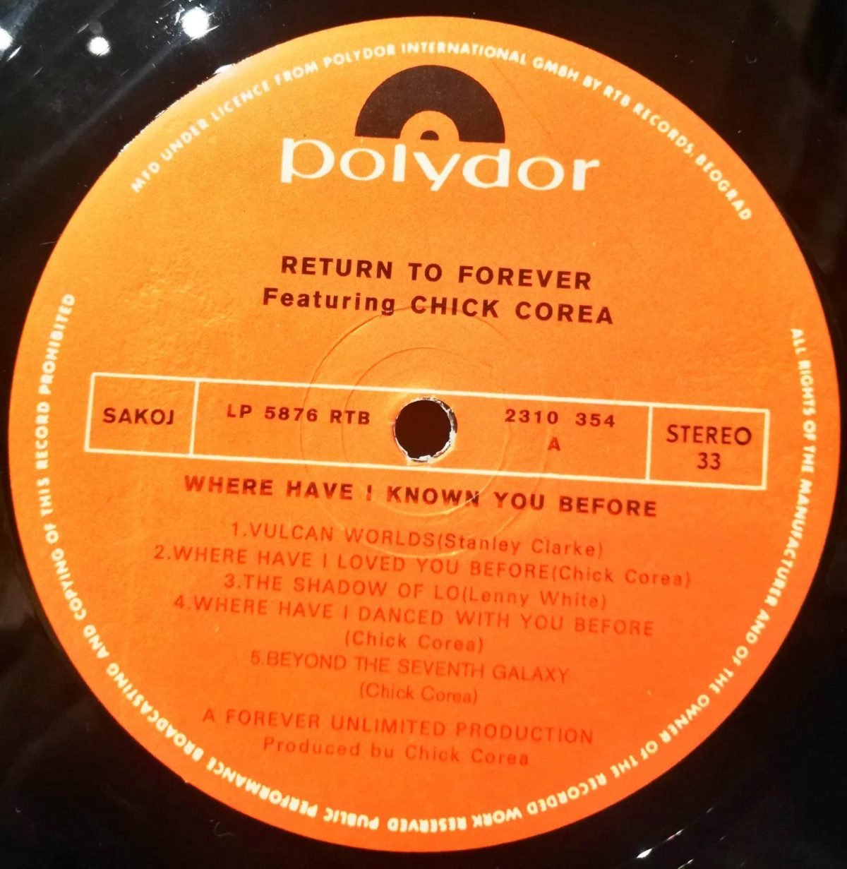 Return To Forever Featuring Chick Corea – Where Have I Known You Before LP Plak - Görsel 4