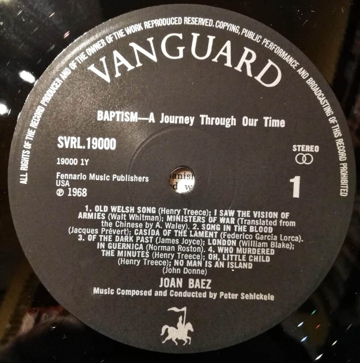 Joan Baez – Baptism LP Plak - Görsel 3