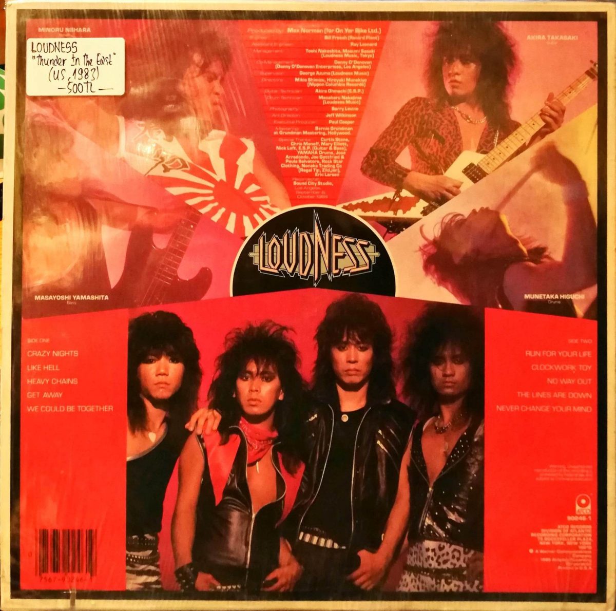 Loudness – Thunder In The East LP Plak - Görsel 4