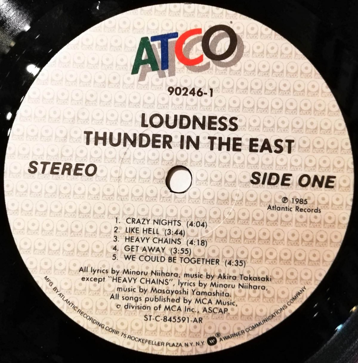 Loudness – Thunder In The East LP Plak - Görsel 3