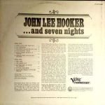 John Lee Hooker – ... And Seven Nights LP Plak - Görsel 3