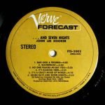 John Lee Hooker – ... And Seven Nights LP Plak - Görsel 2