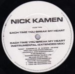 Nick Kamen – Each Time You Break My Heart (Dance Mix) 12'' Maxi Single Plak - Görsel 2