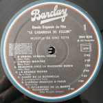 Nino Rota – (Bande Originale Du Film) Le Casanova De Federico Fellini LP Plak - Görsel 3