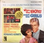 When The Boys Meet The Girls - The Original Sound Track Recording LP Plak