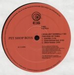 Pet Shop Boys – I Wouldn't Normally Do This Kind Of Thing 12'' Maxi Single Plak - Görsel 2