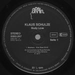 Klaus Schulze – Body Love Vol.2  LP Plak - Görsel 2