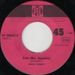 David Garrick – Dear Mrs. Applebee 45lik Plak - Görsel 2