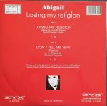 Abigail – Losing My Religion 12'' Maxi Single Plak - Görsel 2