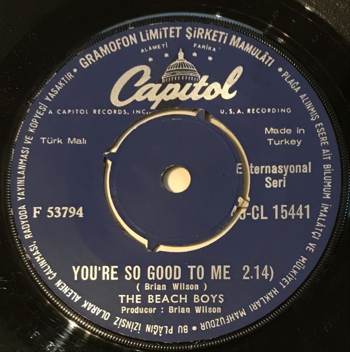 The Beach Boys – Sloop John B 45lik Plak - Görsel 2