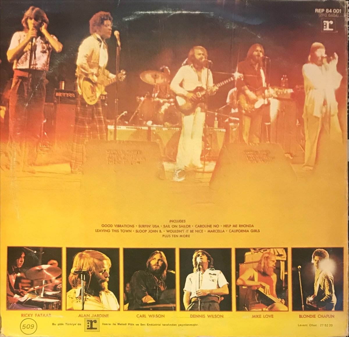 The Beach Boys ‎– In Concert 2LP Plak - Görsel 2