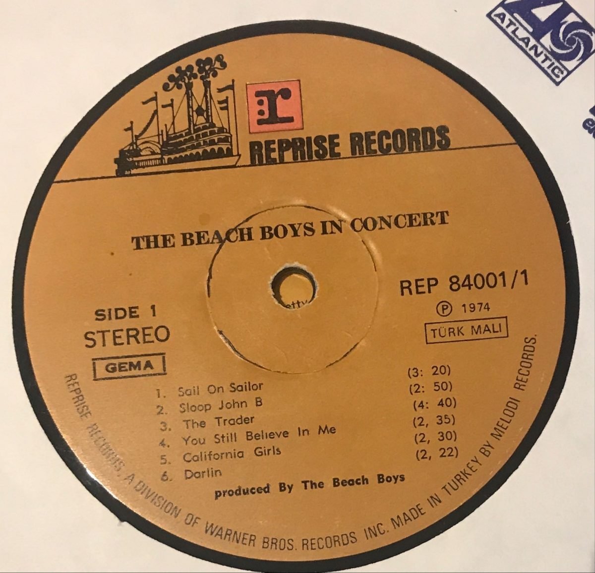The Beach Boys ‎– In Concert 2LP Plak - Görsel 3
