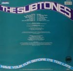 The Subtones – Boys Want Fun LP Plak - Görsel 2