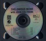Thelonious Monk With John Coltrane – Thelonious Monk With John Coltrane CD Digipack - Görsel 3