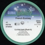 French Ecstasy – Liz And Jack (Push It) (UK Remix) 12'' Maxi Single Plak - Görsel 3