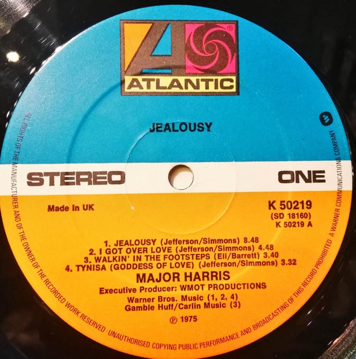 Major Harris – Jealousy LP Plak - Görsel 3