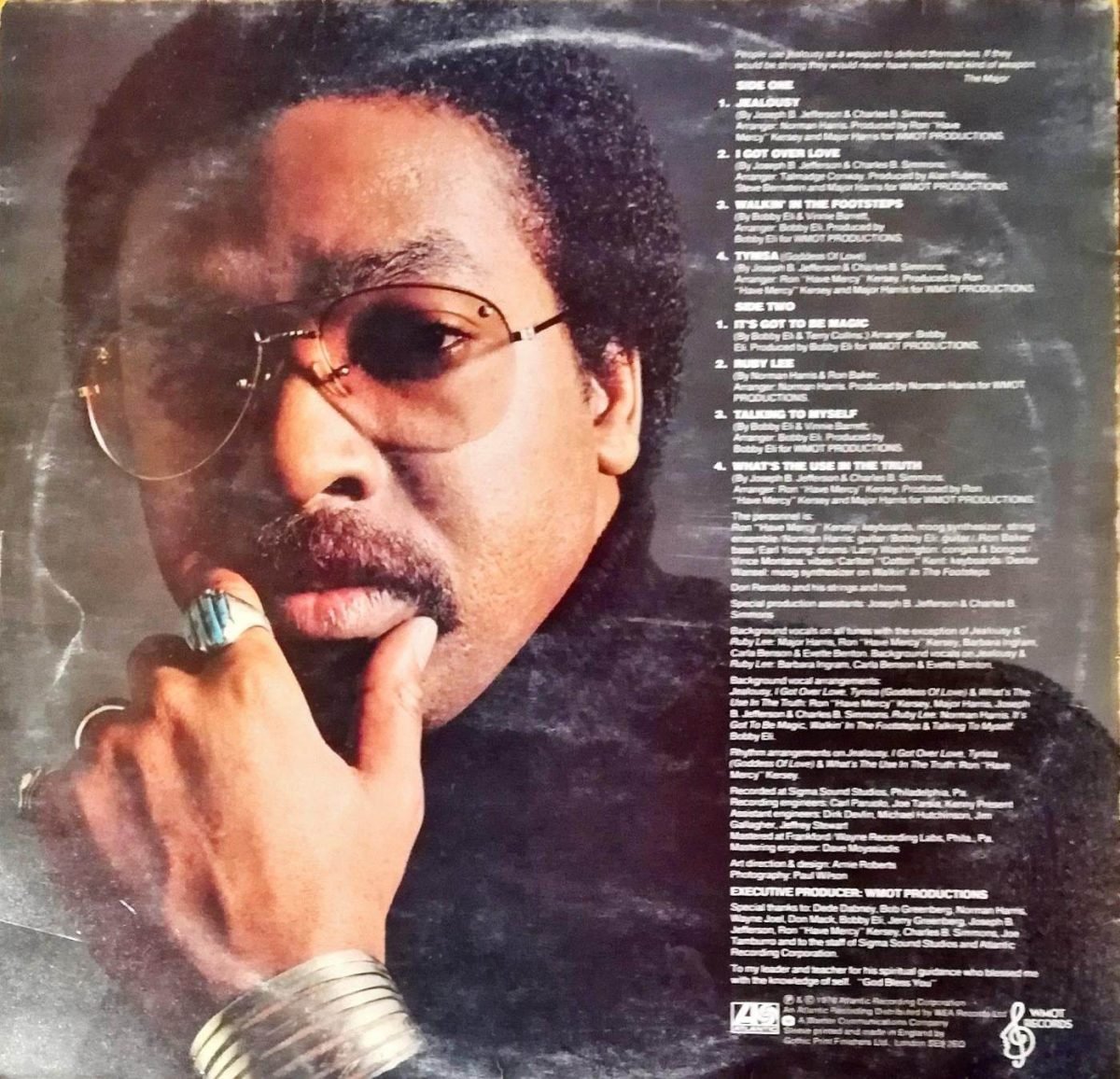 Major Harris – Jealousy LP Plak - Görsel 4