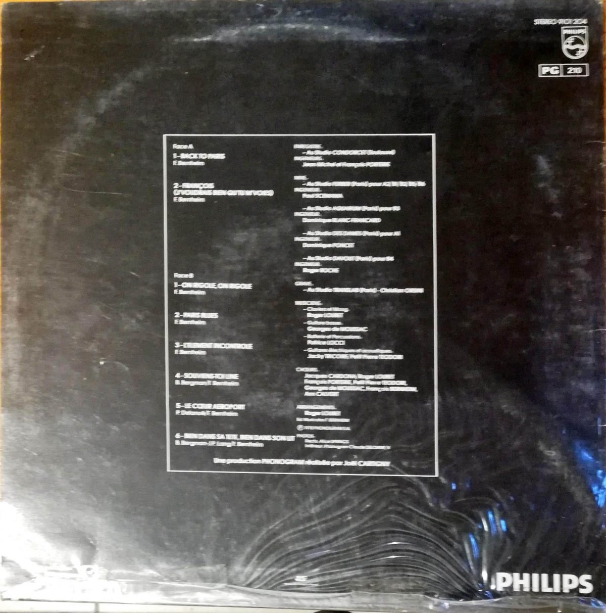 Bernheim – Back To Paris LP Plak - Görsel 4