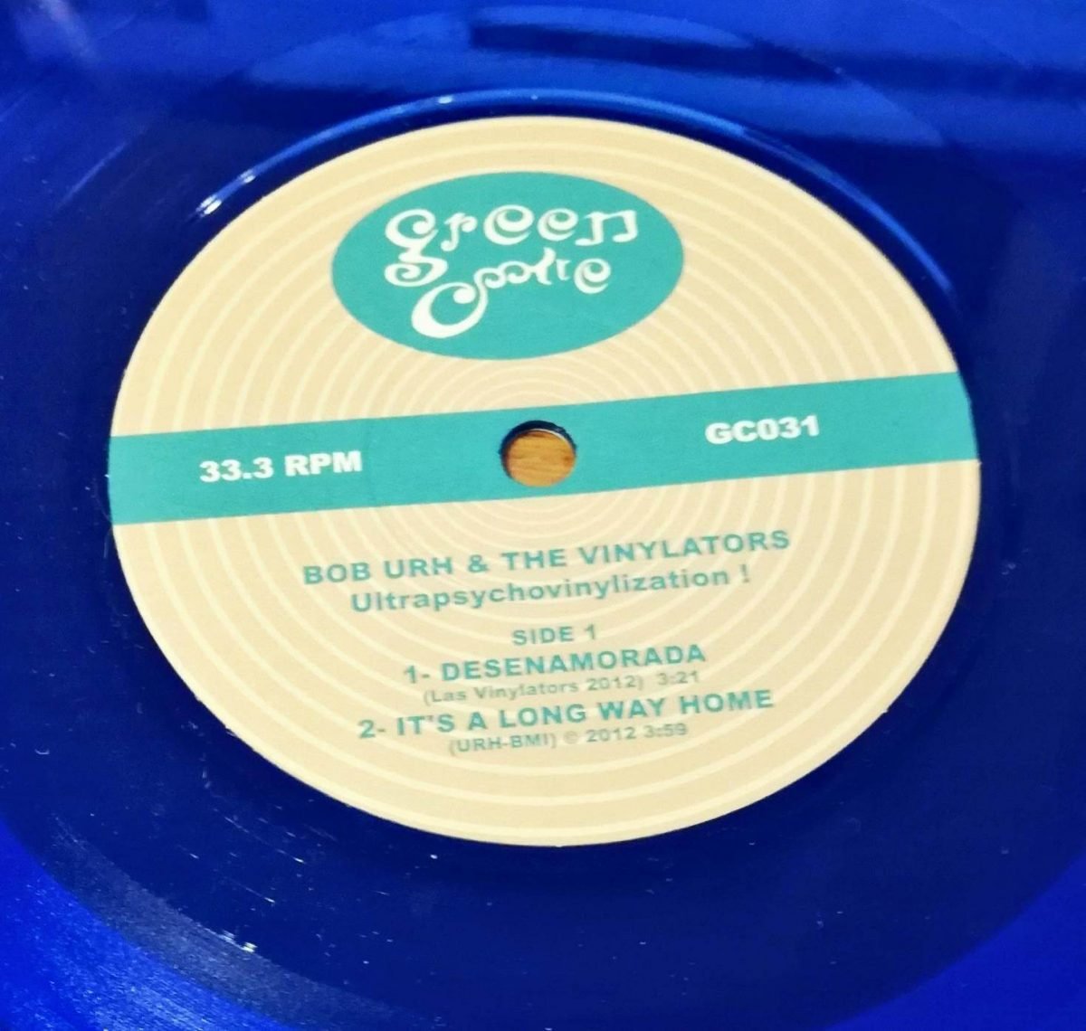Bob Urh And The Vinylators – UltraPsychoVinylization! 45lik Renkli Plak - Görsel 3