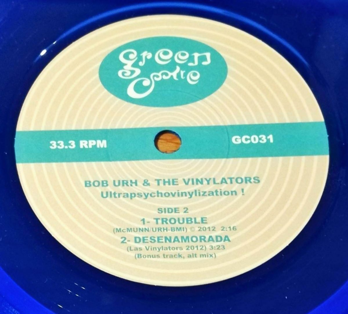 Bob Urh And The Vinylators – UltraPsychoVinylization! 45lik Renkli Plak - Görsel 2