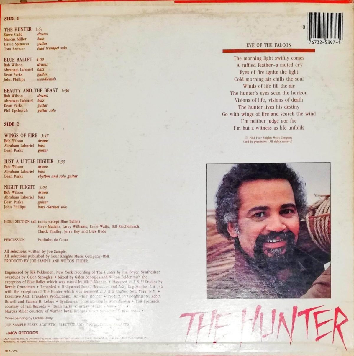 Joe Sample – The Hunter LP Plak - Görsel 4