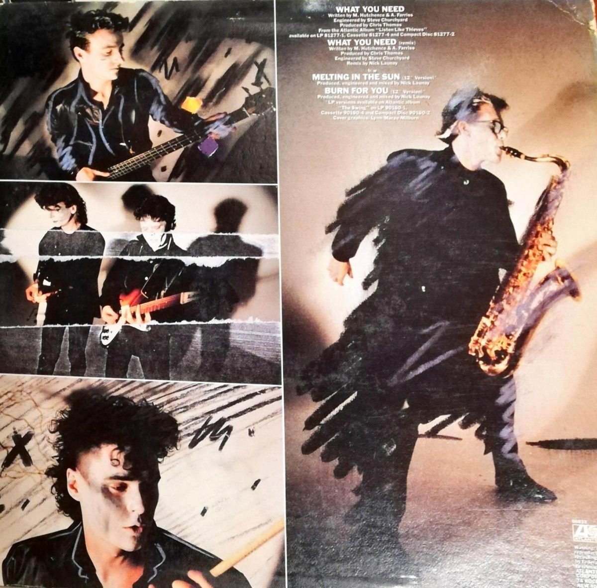 INXS – What You Need (Extended Mix) 12'' Maxi Single Plak - Görsel 2