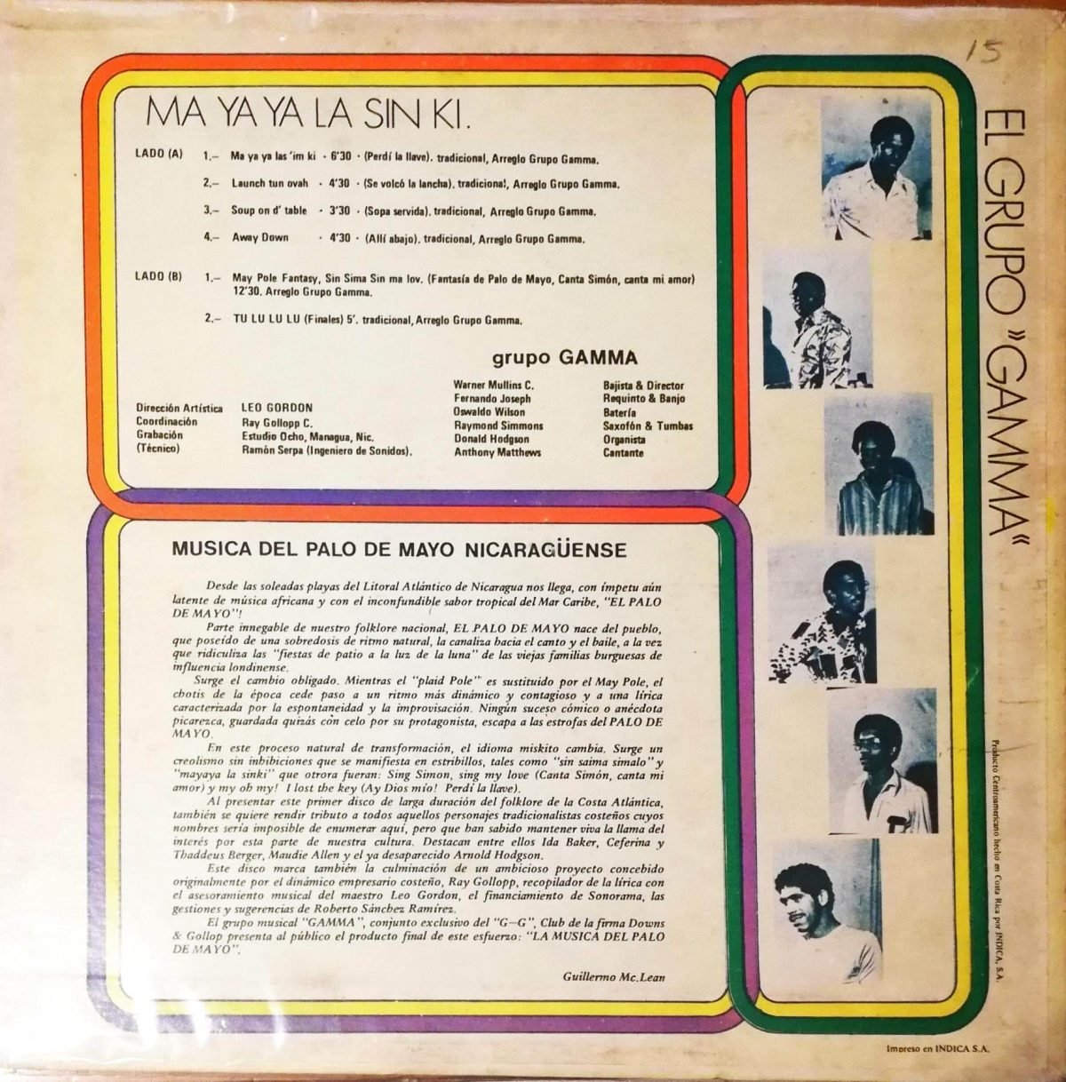 Grupo Gamma – Música Del Palo De Mayo LP Plak - Görsel 2