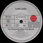 Linda Lewis – You Turned My Bitter Into Sweet 12'' Maxi Single Plak - Görsel 3