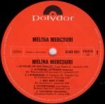 Melina Mercouri – Je Suis Grecque LP Plak - Görsel 2