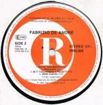 Fabrizio De Andre' – Fabrizio De Andre' LP Plak - Görsel 6