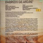 Fabrizio De Andre' – Fabrizio De Andre' LP Plak - Görsel 2